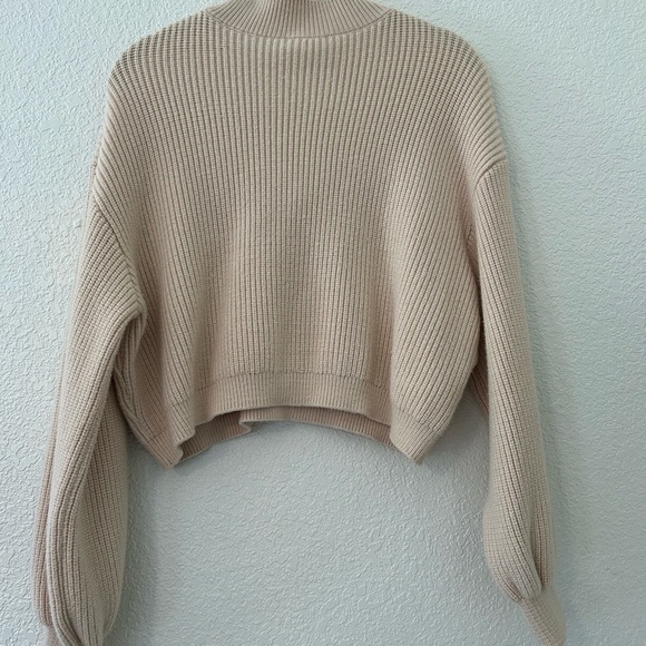 Mango Beige Utility Jacket with Ribbed Texture - Picture 2 of 3